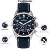 Jacques Lemans vyriškas laikrodis Sport Chronograph 42 mm 10 Atm su odiniu arba metaliniu dirželiu 42-2