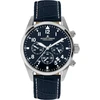 Jacques Lemans vyriškas laikrodis Sport Chronograph 42 mm 10 Atm su odiniu arba metaliniu dirželiu 42-2