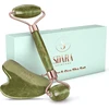 Jade Roller ir Gua Sha rinkinys - veido volelis ir masažo įrankis stangrinimui, raukšlių mažinimui ir akių patinimui mažinti - natūralios veido priežiūros priemonės