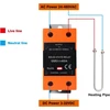 Jadeshay Solid State Relay, Ssr relė Solid State Relay Dc valdymas Ac vienfazė Din bėgelio tvirtinimas su aušintuvu pramoninei automatikai Gsr2-1(40da)