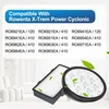 Jajadeal 2 filtrų rinkinys, skirtas Rowenta X-trem Power Cyclonic dulkių siurbliui, pakaitiniai filtro priedai, suderinami su Ro69xx modeliu