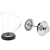 Kavos aparatas Jata Hogar Hcaf1160 prancūziškas kavos virimo aparatas, French Press, kavos virimo aparatas, arbatinukas ir pieno putų plakiklis, 600 ml, borosilikatinis stiklas, atsparus karščiui, nerūdijančio plieno filtras, kava, užpilai, putos