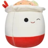 Jazwares Squishmallows 19 cm pliušinis žaislas - Daley, išsinešimui skirti makaronai, juodas, (sqcr04126)