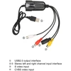 Televizorius Jectse vhs į skaitmeninį keitiklis, usb 2.0 vaizdo įrašymo plokštė, usb audio video keitiklis, vhs dv vcr hi8 dvd į skaitmeninį keitiklis, skirtas pc, tv, kasečių grotuvui, vaizdo kamerai, palaikymas