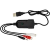 Stiprintuvas Jerilla usb 2.0 garso įrašymo plokštė, skirta kasečių konvertavimui į mp3, 3,5 mm, r/l stereo sąsaja, suderinama su windows xp/7/8/10 ir mac os 10.14
