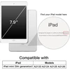Jetech dėklas Ipad mini 5 (2019 m.) su automatinio miego/žadinimo funkcija, juodas