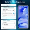 Jetech ekrano apsauga, skirta google pixel 9a 6.3 colių 2025, grūdinto stiklo plėvelė su lengvu montavimo įrankiu, suderinama su pirštų atspaudų skaitytuvu, hd clear, 3 vnt.