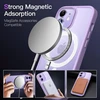 Jetech magnetinis dėklas, skirtas iphone 12 mini 5.4 colio, suderinamas su magsafe, permatomas matinis telefono dėklas, plonas smūgiams atsparus apsauginis dėklas (šviesiai violetinis)