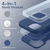 Jetech silikoninis dėklas, suderinamas su iphone 13 mini 5.4 colio, viso korpuso apsauginis telefono dėklas su švelniu prisilietimu, smūgiams atsparus dėklas su mikropluošto pamušalu (cobalt mėlynas)