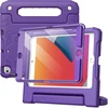 Jetech vaikiškas dėklas, skirtas Ipad Mini 5/4/3/2/1 (7,9 colio, modelis 2019/2015/2014/2013/2012) su įmontuota apsaugine plėvele, smūgiams atsparus viso korpuso dėklas su rankena (violetinis)