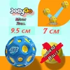 Jollygo šokdynės kamuolys 9.5 cm 2 vnt. didelis mėnulio kamuolys itin aukštai šokinėjantis lengvas pu medžiagos vaikams ir naminiams gyvūnams interaktyvus žaislas streso mažinimo kamuoliukai vaikams lauke