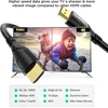 Jorenca 4k Hdmi kabelis 20 m (hdmi 2.0, 18 Gbps) itin didelio greičio paauksuotos jungtys, ethernet audio return video 4k, full Hd1080p, 3d compatible XBOX laptop ps3 ps4 ps9 pc hdtv