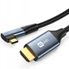Joyroom usb-c į hdmi adapteris, usb type-c į hdmi kampinis kabelis