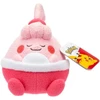 Juddlies Pokémon Pokemon pliušinis žaislas 12 cm Sleeping Happiny - raudonas/rožinis - oficialus kimštinis žaislas vaikams nuo 2 metų