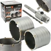 Juodas gręžimo karūna betonui sds+ plus, skirta dėžutėms 65mm + 80mm