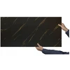 Juodas marmuras auksinis sienos panelis carrara kasetė 0,5 m2 100x50 - 7714xl