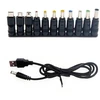 Jzk Universalus 5.5x2.1mm Dc Usb kabelis su 11 skirtingų Dc maitinimo adapterių priedais, Dc į Usb adapteris, Dc kištukų rinkinys, suderinamas su nešiojamuoju kompiuteriu, įkrovikliu, maršrutizatoriumi, Led įrenginiais