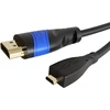 Kabeldirekt 3m Micro Hdmi į Hdmi kabelis (1080p 4k 3d High Speed su Ethernet Arc) - Flex Series