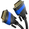 Kabeldirekt Dual Link Dvi kabelis su ferito šerdimi, užtikrinančiu signalo perdavimą be trukdžių – 5 m (skaitmeninis Dvi-d/24+1 monitoriaus kabelis, iki 2560 × 1600 esant 60 Hz arba Full Hd/1080p)