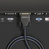 Kabeldirekt Dual Link Dvi kabelis - su ferito šerdimi, pynimu ir pilno metalo jungtimi - 3 m (skaitmeninis Dvi-d/24+1 monitoriaus kabelis, Dvi į Dvi, iki 2560 × 1600 esant 60 Hz arba Full Hd/1080p, nailonas)