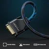 Kabeldirekt Dual Link Dvi kabelis - su ferito šerdimi, pynimu ir pilno metalo jungtimi - 3 m (skaitmeninis Dvi-d/24+1 monitoriaus kabelis, Dvi į Dvi, iki 2560 × 1600 esant 60 Hz arba Full Hd/1080p, nailonas)