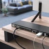 Kabeldirekt Toslink optinis audio kabelis su nailono pynimu - 10m - šviesolaidinis kabelis soundbar'ui (toslink į Toslink, skaitmeninis S/pdif kabelis, stereo/stiprintuvas, namų kinas, XBOX One/ps4)