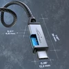Kabelis Usb-c 2m, 20gb/s, 240w greitas įkrovimas, juodas
