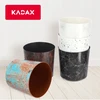 Kadax gėlių vazono dangtelis, apvalus, juodas marmuras, 25 cm