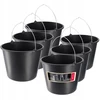 Kadax statybinis kibiras 20l, plastikinis, sodo, tvirtas, 6 vnt.