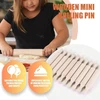 Kafei mini kočėlas 10 dalių 14 x 2 cm klasikinis kočėlas tešlai, kočėlas-įrankis