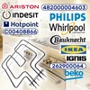 Kaitinimo elementas orkaitėms 1100w + 1100w 230v su originaliu kodu 262900064, skirtas Beko 482000004603, skirtas Whirlpool C00408866, skirtas Indesit - 10 metų garantija - Monteral