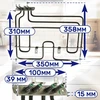 Kaitinimo elementas orkaitėms 1100w + 1100w 230v su originaliu kodu 262900064, skirtas Beko 482000004603, skirtas Whirlpool C00408866, skirtas Indesit - 10 metų garantija - Monteral