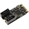 Pagrindinė plokštė Kalea-informatique M.2 valdiklio plokštė (m2 Ngff) Type Pcie M arba B+m Key 2 Sata 3.0 6gbps prievadas su Jmb582 lustų rinkiniu