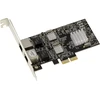 Kalea-informatique Pcie tinklo valdiklio plokštė Dual Lan Ethernet 10 100 1000 2500 1g 2.5g 2 Rj45 prievadai Realtek Rtl8125 lustas - nuotolinis žadintuvas Wool