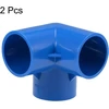 Kampinė PVC jungtis Sourcing map 40 mm, 2 vnt.