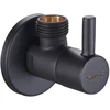 Kampinis ventilis 1/2" x 3/4" juodas matinis 15076