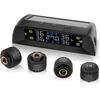 Kaolali tpms padangų slėgio stebėjimo sistema, vidaus temperatūros ekranas, įkrovimas saule ir usb funkcija, su spalvotu lcd ekranu ir 4 išoriniais padangų slėgio davikliais skirtas furgonams, kemperiams, sunkvežimiams, visureigiams