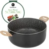Kasanova Troškintuvas 28 cm Juodas Stone Juodas Cooking