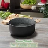 Kasanova Troškintuvas 28 cm Juodas Stone Juodas Cooking