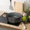 Kasanova Troškintuvas 28 cm Juodas Stone Juodas Cooking