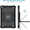 Katumo dėklas, skirtas Lenovo Tab M10 3rd Gen 10.1 colio 2022 Tb328, atsparus smūgiams, tvirtas, nešiojamas su 360° besisukančiu stovu ir dirželiu per petį, skirtas Lenovo M10 (3rd Generation) 25.7 cm 10.1 colio