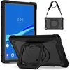 Katumo dėklas, skirtas Lenovo Tab M10 3rd Gen 10.1 colio 2022 Tb328, atsparus smūgiams, tvirtas, nešiojamas su 360° besisukančiu stovu ir dirželiu per petį, skirtas Lenovo M10 (3rd Generation) 25.7 cm 10.1 colio