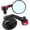 Katur 7/8 colių 22 mm veidrodėlis universalus motociklo galinio vaizdo veidrodis aliuminio lydinio apvalus motociklo vairo galinio vaizdo veidrodis, skirtas yamaha honda triumph ducati motif red