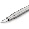 Kaweco Supra plunksnakotis, nerūdijantis plienas, išskirtinis plunksnakotis rašalo kasetėms su aukštos kokybės plieno plunksna, įskaitant retro metalinę dėžutę, plunksnakotis 95–165 mm, plunksnos plotis: m (vidutinis)