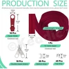 Keadic 81 dalių #5 nailoninės užtrauktuko juostos rinkinys su 10 jardų nailonine ritės užtrauktukais