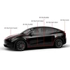 Keenso Automobilio Durų Sandarinimo Juostos, 8 Dalių Automobilio Sandarinimo Juostų Rinkinys, Guminis Triukšmo Mažinimas, Garso Izoliacija, Viso Kėbulo Sandarinimo Juostos, Lipdukai, Pakeitimas Model 3 Y, Numatytoji