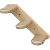 Kerbl Timber 80916 kopėtėlės katėms (natūralios spalvos, ilgis x plotis 38 x 16,5 cm, maksimali apkrova 6kg, su natūraliu džiutu montavimui ant sienos, montuojamos iš abiejų pusių, žaislas katei, gyvūnų aksesuarai)