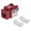 Keystone Rj45 Utp Cat5e Punch-down modulis, raudonas, Intellinet