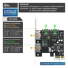 Kietasis diskas Csl pci express 2.0 valdiklio/sąsajos plokštė, skirta sata iii esata iii ssd ir hdd diskams/6 gbps 2x vidinė sata 2x išorinė esata – Asmedia