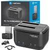 Kietasis diskas Natec Hdd dokas 2x 2.5"/3.5" Usb 3.0 + maitinimo šaltinis